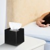 Plastic Multifunctional Square Tissue Storage Box for Living Room Bathroom