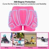 3D Protective Padded Shorts, Kids Zipper Tailbone Protector, Butt and