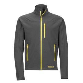 MARMOT Men's Tempo Jacket, Warm Breathable Water-Resistant Softshell, Slate Grey, Large