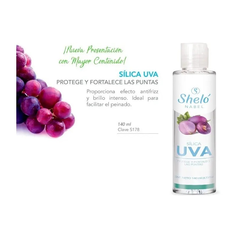 Silica Uva Anti Frizz Nutre Brillo Shelo