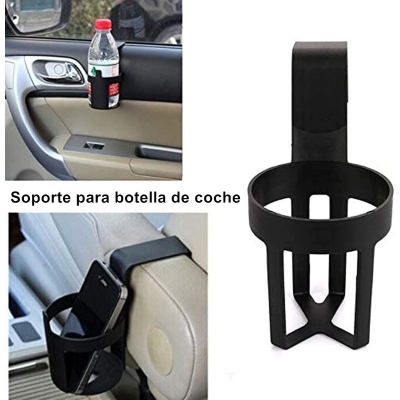 Voarge 2 x Car Bottle Cages Cup Holder ABS Plastic