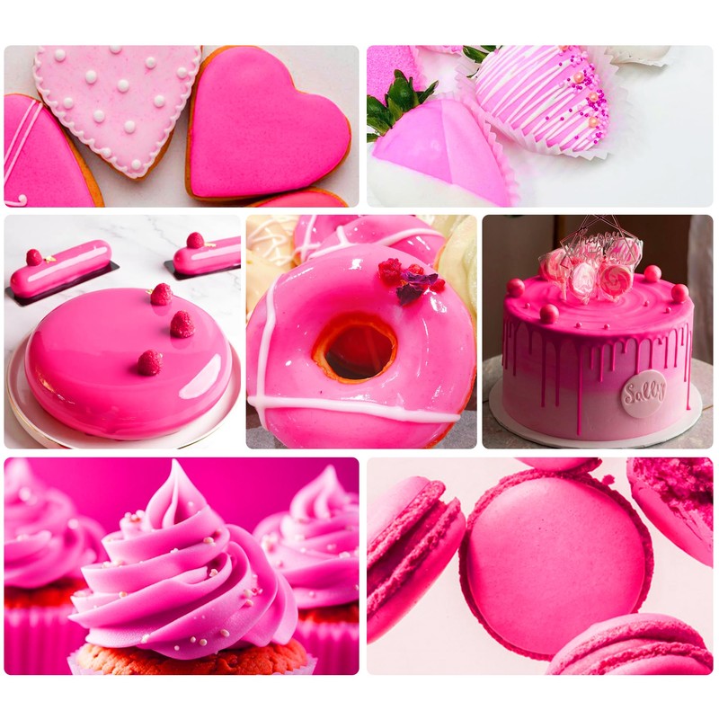 food coloring Oil based Pink, 55g