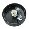 Licht-Erlebnisse Ceiling Light Plastic in Black Gold IP44 Bathroom Living