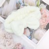Awenbin Spa headband, bowknot headband in creamy-white, reusable, soft and