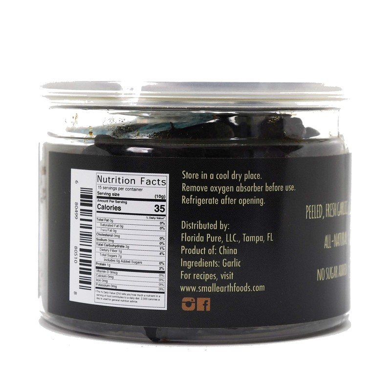 Fermented Black Garlic-Peeled