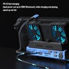 Asixxsix 9 in 1 Docking Station, 4K 60Hz Gigabit Ethernet