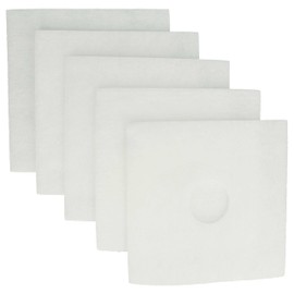 vhbw 5 x Air Filter Compatible with Helios ELS-sys GBVEO100, ELS-sys GAVEIO 60, ELSN Series, ELF Series Fan, Bathroom Fan, Ventilation Device