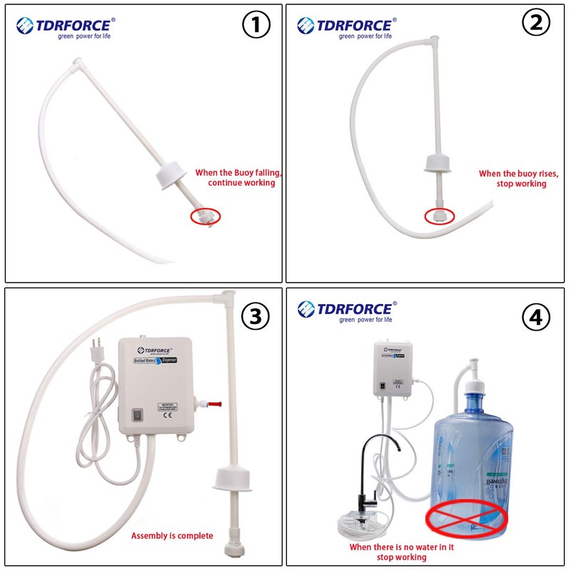 TDRFORCE Bottled Water System with singel water inlet Bottled Water