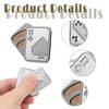 Metal Poker Fidget Slider xlwen Pack of 2 EDC Metal