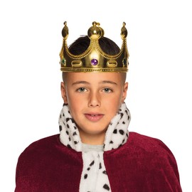 Hat King Crown Boys Fancy Dress Nativity Book Day Week Childrens Kid Costume Accessory