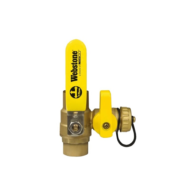 Webstone 50613 3/4-Inch SWT Pro-Pal Ball Valve with Hi-Flow Hose