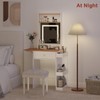 Redkey Vanity Desk with Lighted Mirror - Small Makeup Vanity