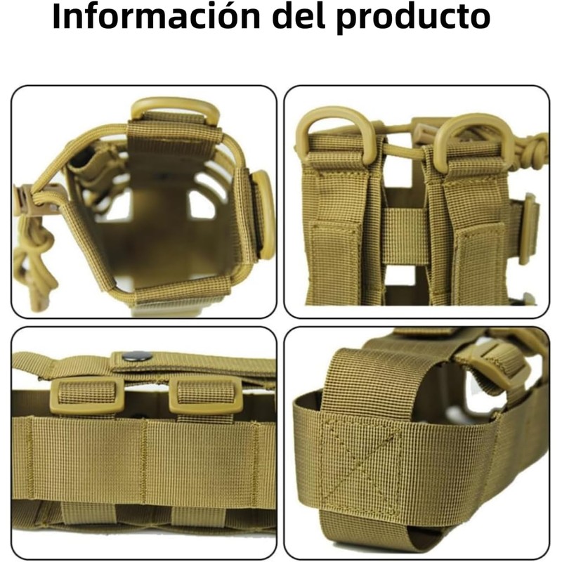 THJOPOKEEL Soporte Ajustable para Botella de Agua con Correa Ajustable