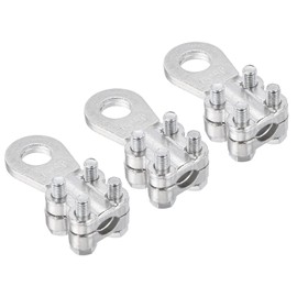 MECCANIXITY Ground Rod Clamps Grounding Clamp Wire Connector for 0.2 to 0.41 Clamping Pipe Range Pack of 3