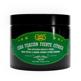 Charle's - Cera Para Cabello Fijación Fuerte Cítrica 113g, Terminado Brillante, Hidrosoluble