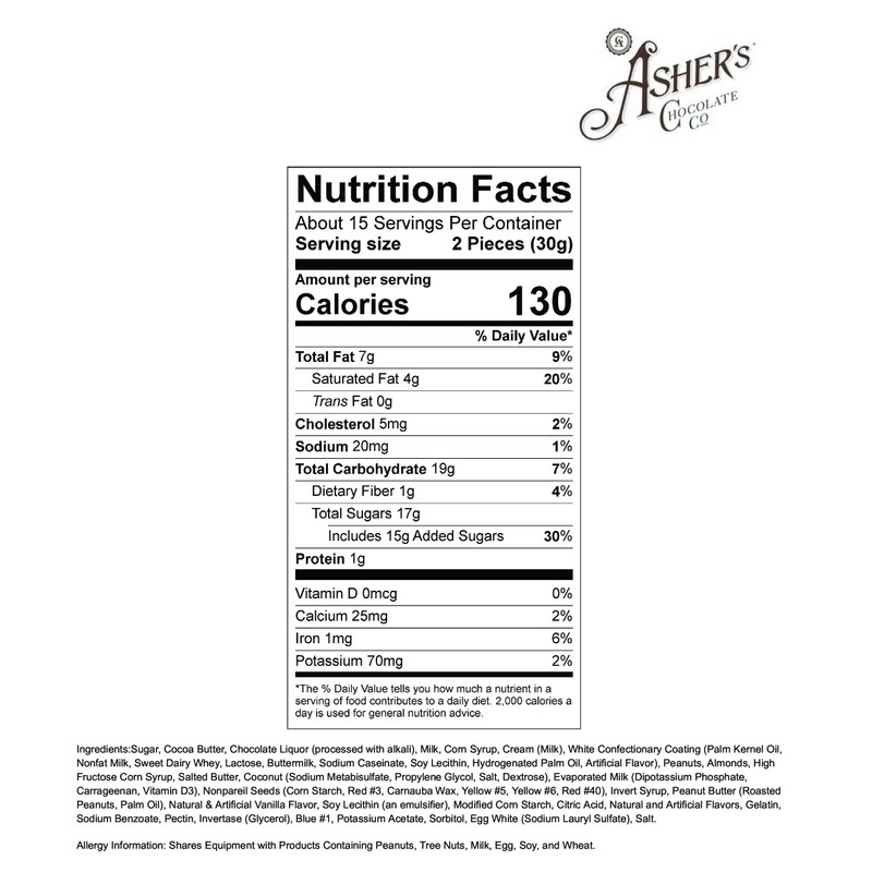 Asher's Chocolates, Milk and Dark Chocolate Assortment, Small Batches of