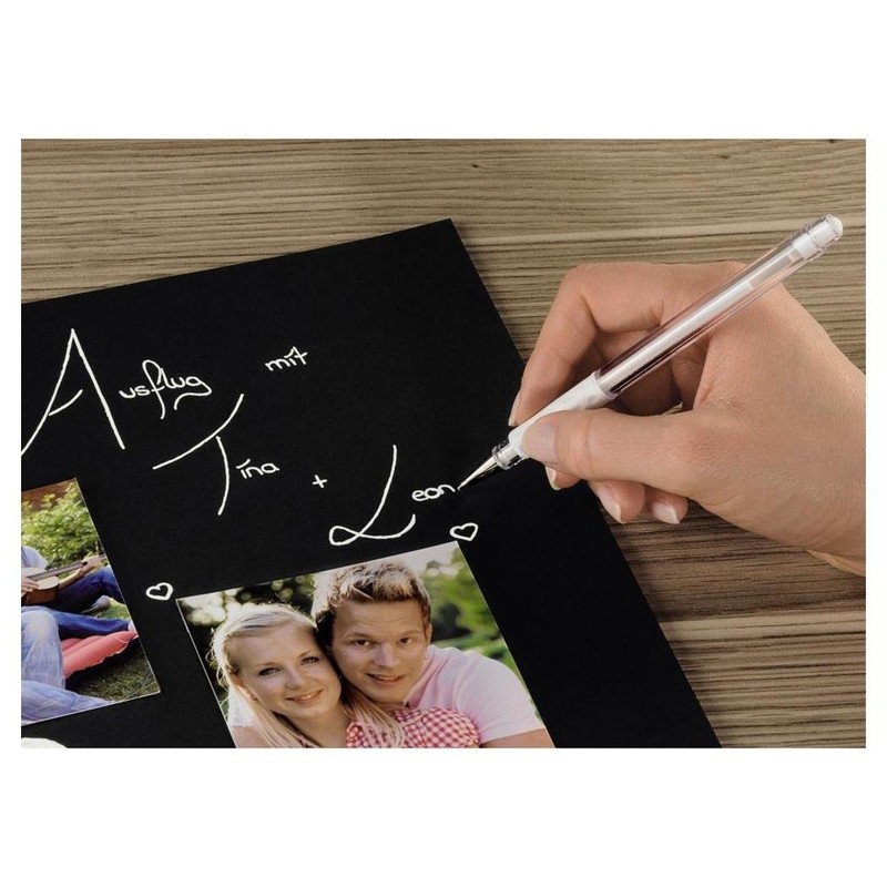 Pentel K118LW Hybrid Rollerball Pen White