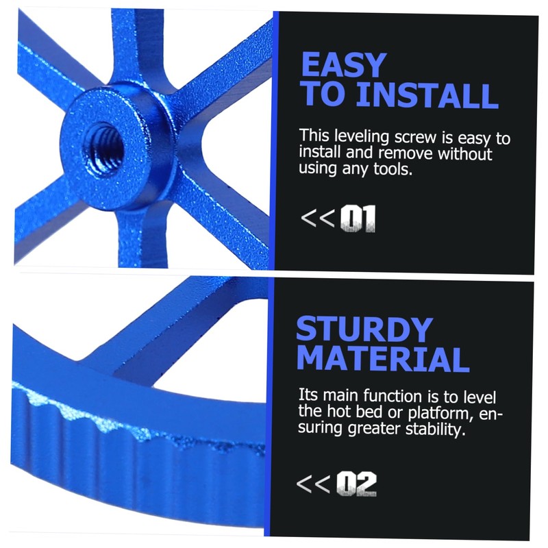 ULTECHNOVO Printer Leveling Nut Leveling Screws for Ender Easy Installation
