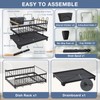Utheinteck Dish Drying Rack with Drainboard, Rustproof Dish Rack for