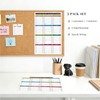 2026-2027 Academic Calendar 2-Pack (11x17"), Laminated + Cardstock, Reversible Vertical/Horizontal,