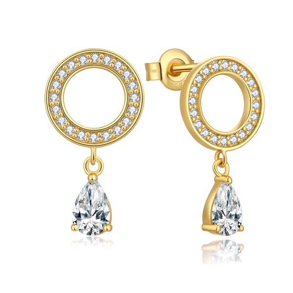 Dangle Drop Earring Stud Earring Hypoallergenic Drop Stud Earrings Sterling