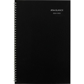 AT-A-GLANCE (DayMinder) Monthly Planner, Black Cover, Bilingual (AYSF0025)