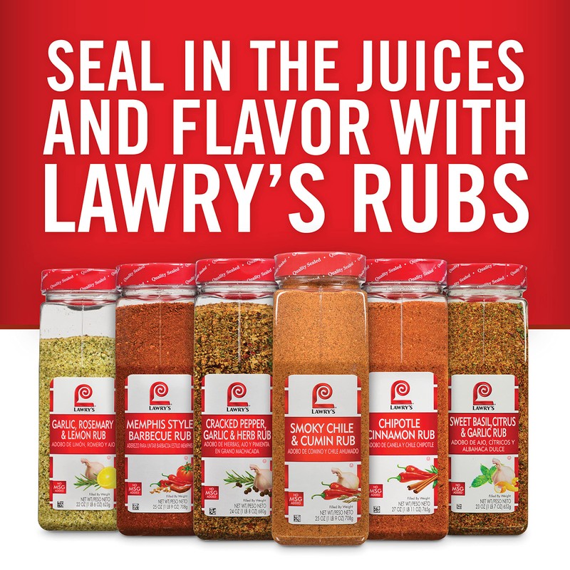 Lawry's Garlic, Rosemary & Lemon Rub, 22 oz - One