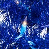 Northlight Pre-Lit Artificial Tinsel Christmas Tree - Blue - 4'