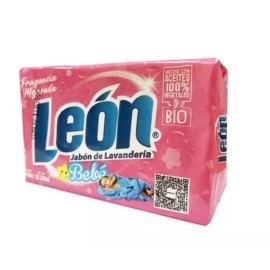 Leon 6 PACK LEON JABON EN BARRA BEBÉ ROPA LAUNDRY BAR DETERGENTE SOAP 350g each