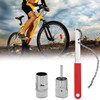 QWORK® Bike Chain Whip Tool Set, Universal Bicycle Cassette Chain