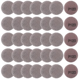 LEONTOOL 2 Inch Mesh Abrasive Mesh Sandpaper Hook and Loop Sanding Discs 120 Grit, Pack of 35 Dust Free Net Sandpaper Abrasives Pads Drywall Sander Sandpaper for Metal, Wood, Composites