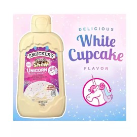 Smuckers Smucker's Magic Shell Unicorn Ice Cream Topping 7.25oz Freezes In Seconds - 2PK