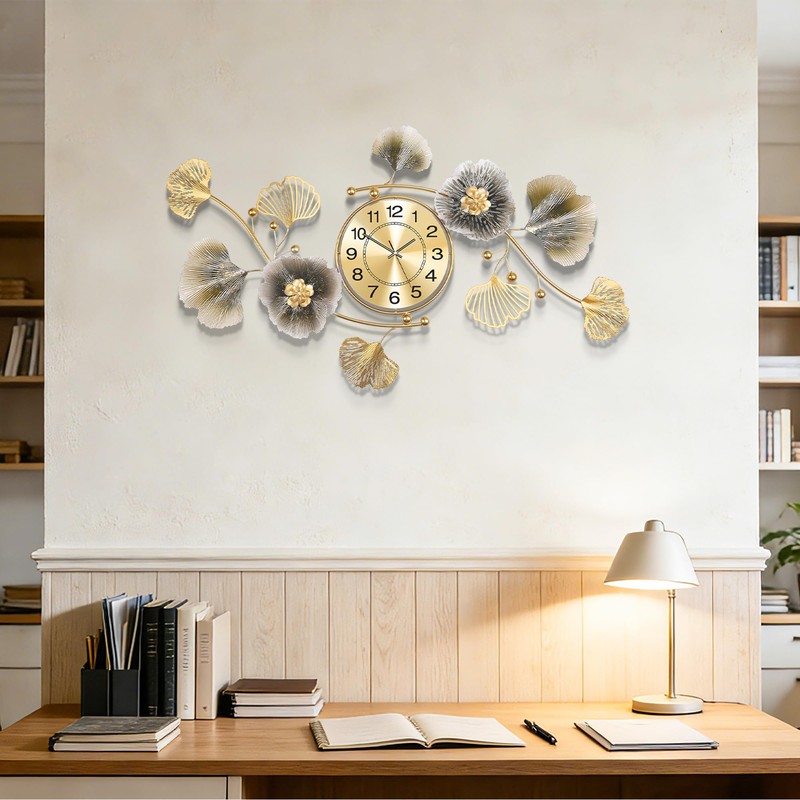 Axioglo Wall Clocks for Living Room Decor,Large Wall Clock,3D Creative
