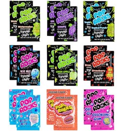 Pop Rocks Popping Candy Variety (18 Pack) 2 of Each Flavor