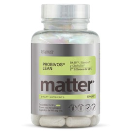 Matter Probivos Lean, Suplemento Probioticos con B420, 17 Billones UFC, Sinetrol, CinSulin y L. acidophilus NCFM, Apoyo al Metabolismo, Microbiota y  
