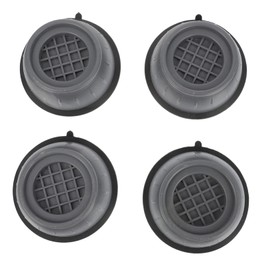 Operitacx 8 Stück rutschfeste Matte Stabilisator Anti-Vibrations-Waschmaschine Anti-Rutsch-Pad für Möbel Pads Vibrationsabsorbierende Matte Fußmatten für Kühlschränke pp Grey