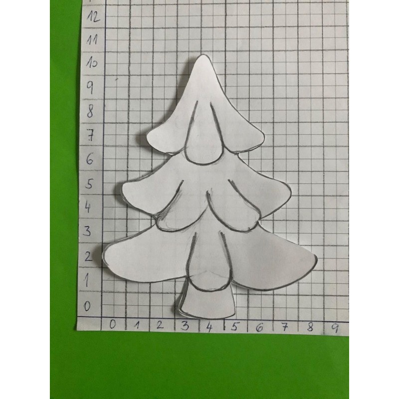 LILIAO Christmas Tree Cookie Cutter, 4.3 inches, Stainless Steel