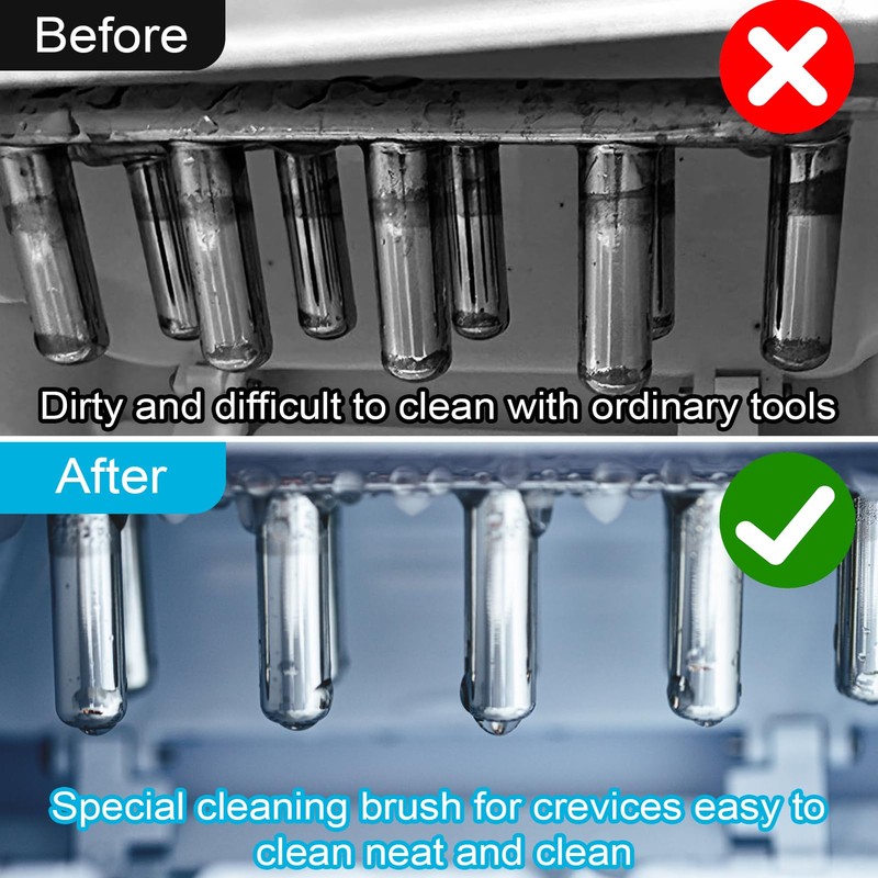 Palksky Ice Machine Cleaner Brush Sets, 10PCS Ice Maker Cleaning
