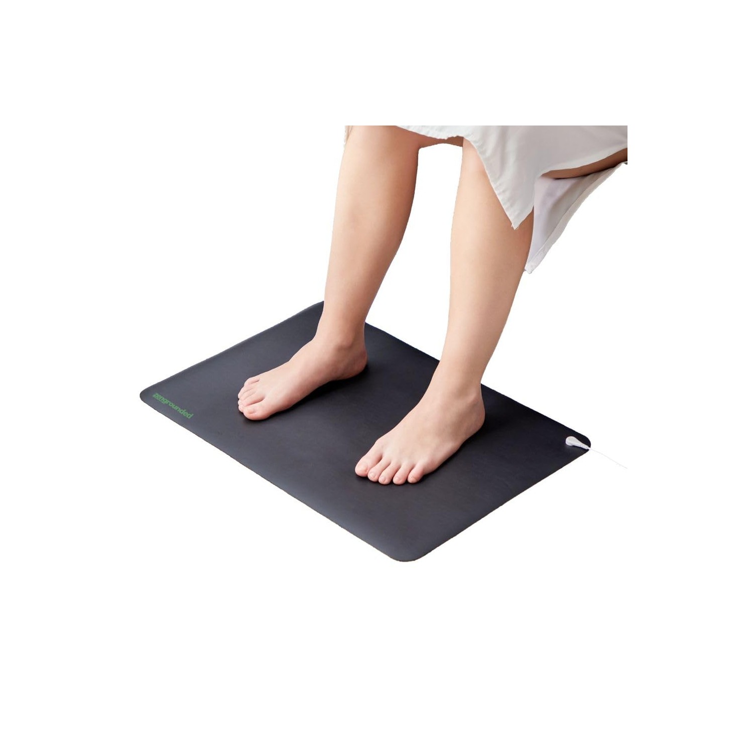 Zengrounded Grounding Mat, 15 ft Grounding Cord, Earthing Therapy Foot ...