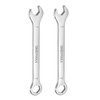 HARFINGTON 2pcs Thin Combination Wrench 7mm Offset 6-Point Ended Box