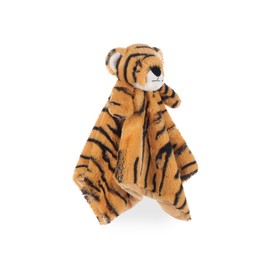 Apricot Lamb Tiger Cute Comforter Soft Loveys for Baby Boy and Girl, Security Blanket for Babies, Infant and Toddlers, Brown 14 Inches