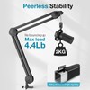 InnoGear Boom Arm Microphone Stand, Max Load 4.4 Lbs Desk