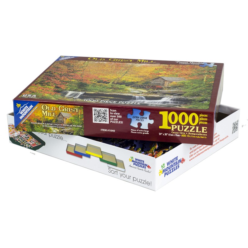 White Mountain Puzzles Old Grist Mill - 1000 Piece Jigsaw