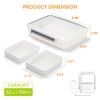 AIEVE Deli Meat Container for Fridge,Ham and Cheese Storage Box