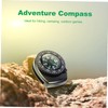 Sosoport 2pcs Detachable Compass for Watch Portable Camping Compass Outdoor
