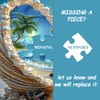 Beach Puzzles for Adults 1000 Piece, PICKFORU Summer Marine Jewel