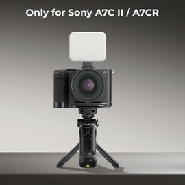 SMALLRIG A7C II/A 7CR Baseplate with Slot for Airtag, Only Compatible for Sony Alpha 7C II/Alpha 7CR, Mount Plate With Built-in Quick-Release Plate for Arca/QD Socket/Strap Slot (Black) - 5481