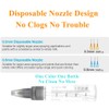 No-Clean Airbrush Accessories Kit - 6-Piece Paint Bottles & 100