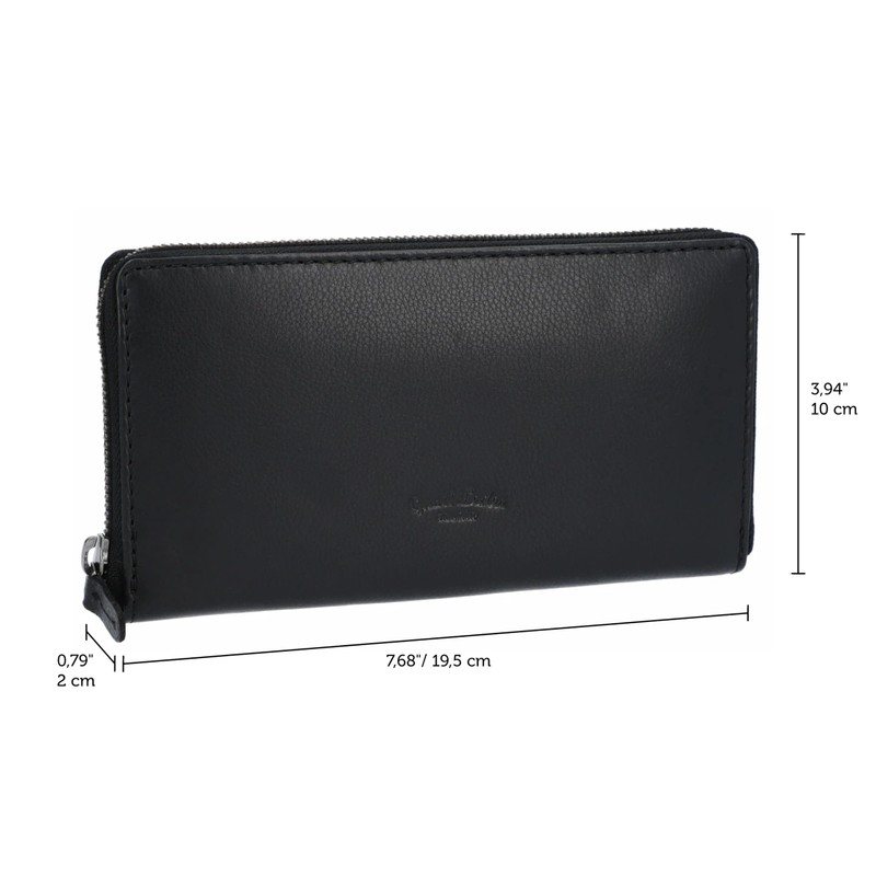 Gusti Women’s Leather Purse "Cara" Leather Studio Card Sleeve 2A16-22