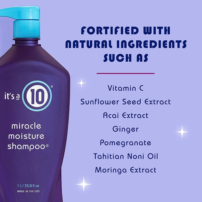It's A 10 Miracle Moisture Shampoo, 10-Ounce Bottle